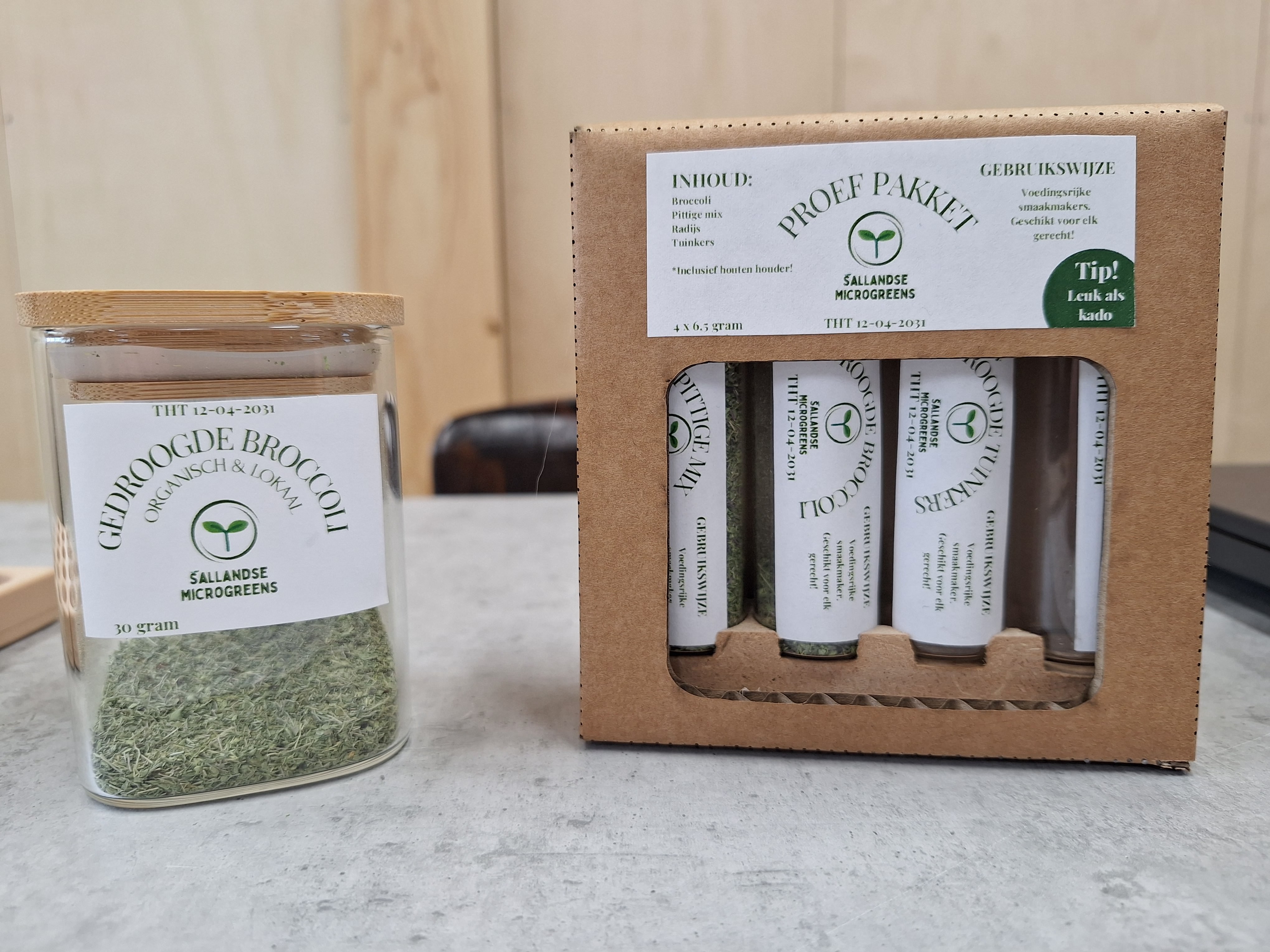 Nieuwe verpakking & huisstijl 'Sallandse Microgreens'